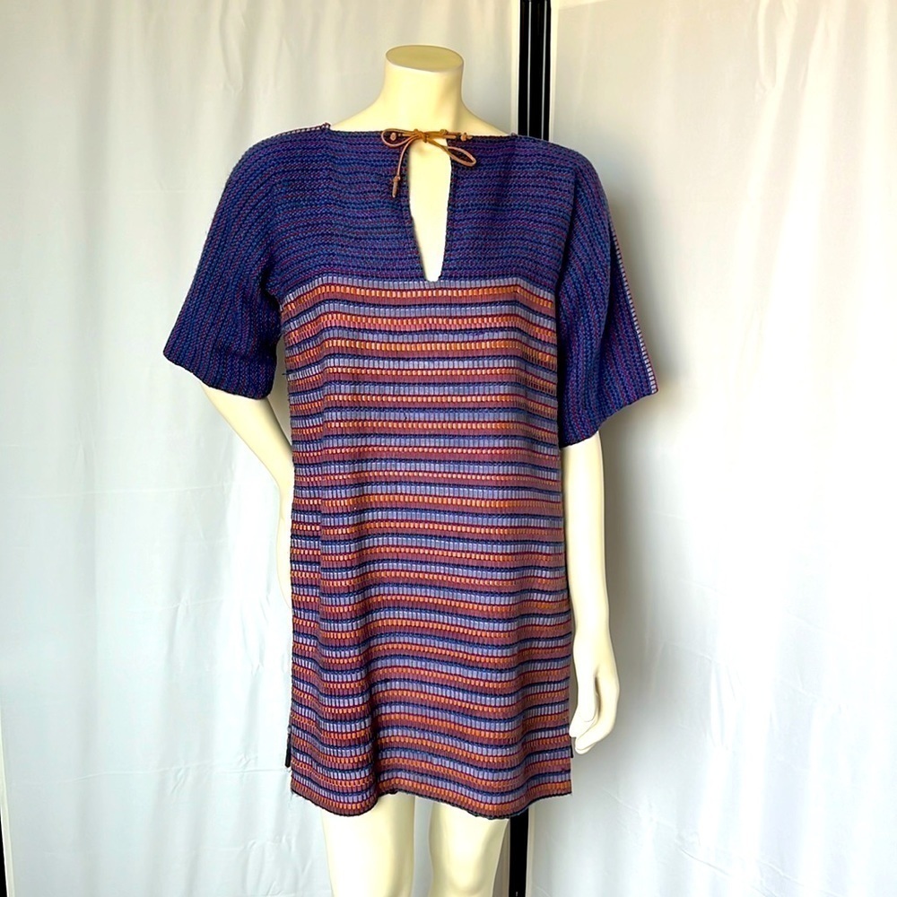 Tai Designs wool and leather tunic
